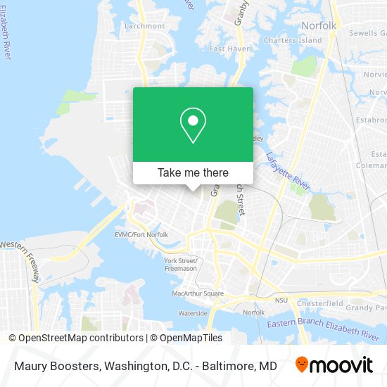 Maury Boosters map