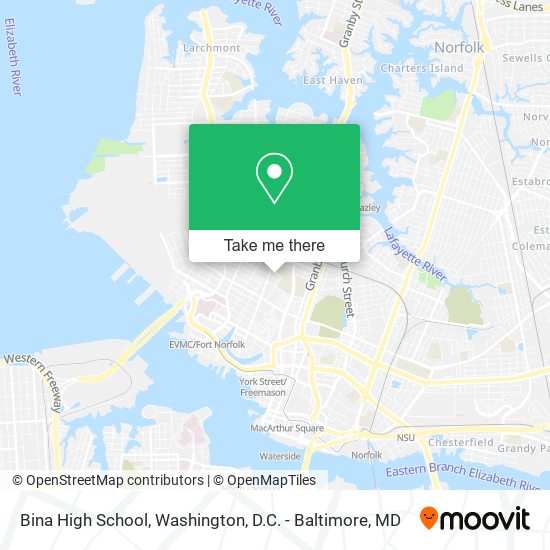 Bina High School map
