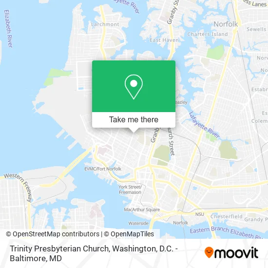 Trinity Presbyterian Church map
