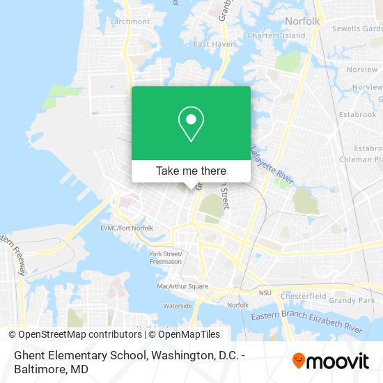 Ghent Elementary School map