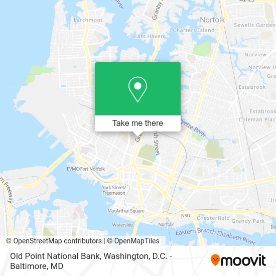 Old Point National Bank map