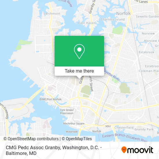 CMG Pedc Assoc Granby map