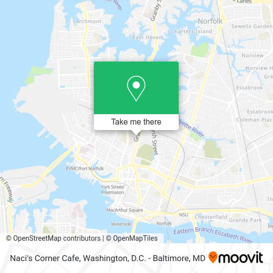 Naci's Corner Cafe map