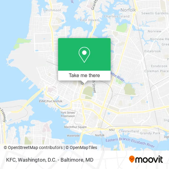 KFC map