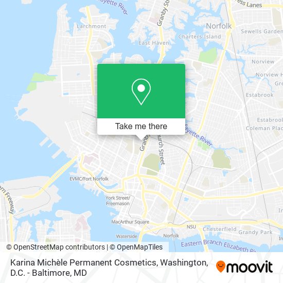 Mapa de Karina Michèle Permanent Cosmetics