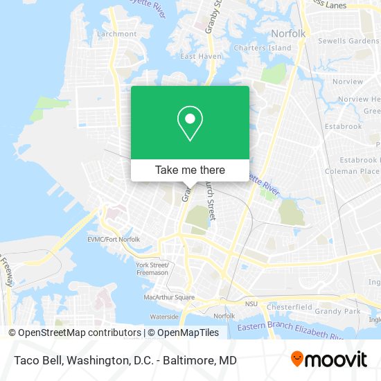 Taco Bell map