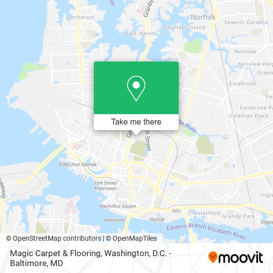 Mapa de Magic Carpet & Flooring