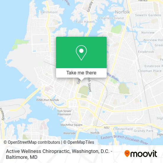 Active Wellness Chiropractic map
