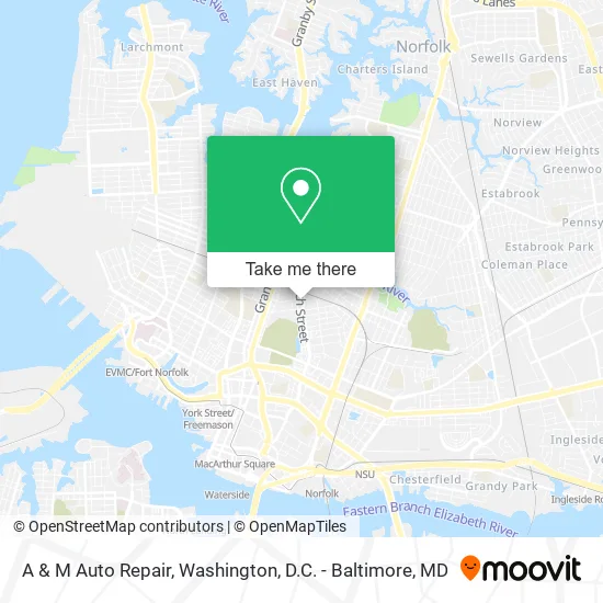 A & M Auto Repair map