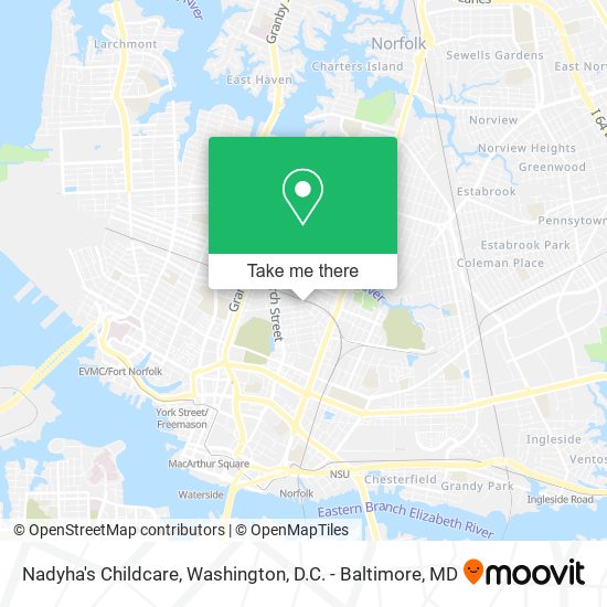 Mapa de Nadyha's Childcare