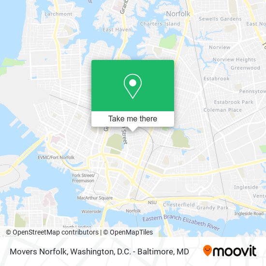Movers Norfolk map