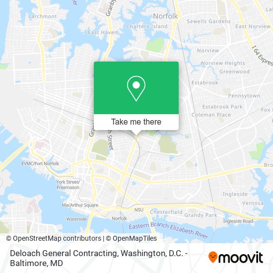 Mapa de Deloach General Contracting