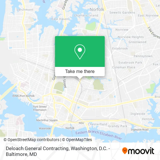 Mapa de Deloach General Contracting