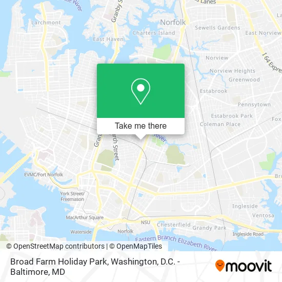 Broad Farm Holiday Park map