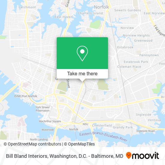 Bill Bland Interiors map