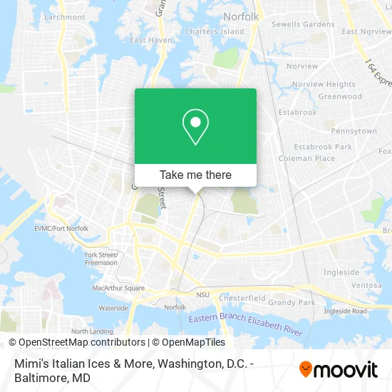 Mimi's Italian Ices & More map