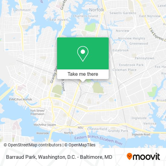 Barraud Park map