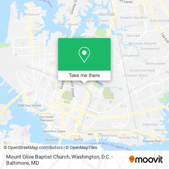 Mount Olive Baptist Church map