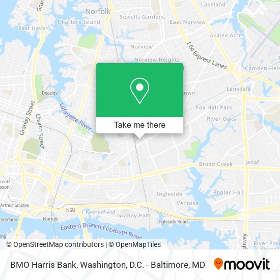 BMO Harris Bank map