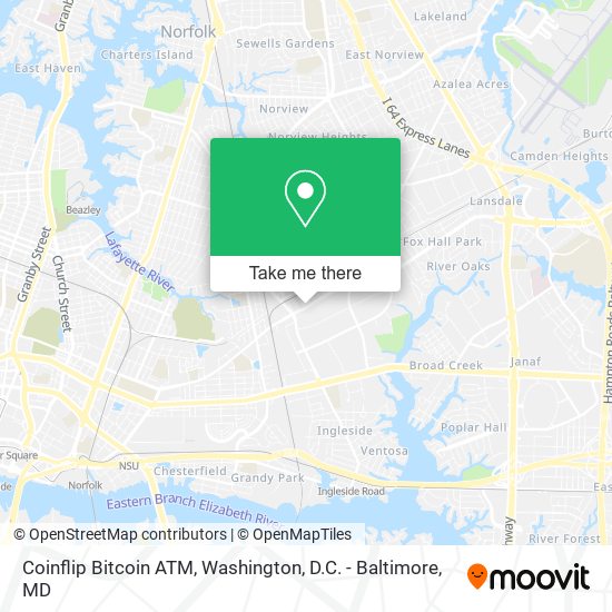Mapa de Coinflip Bitcoin ATM