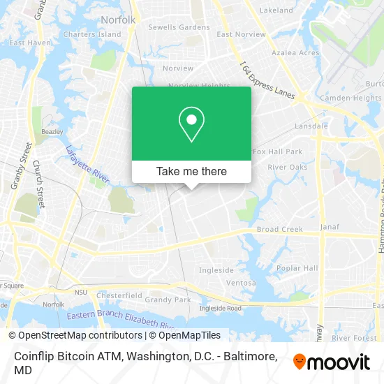 Coinflip Bitcoin ATM map