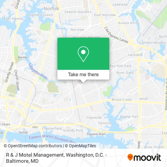 R & J Motel Management map