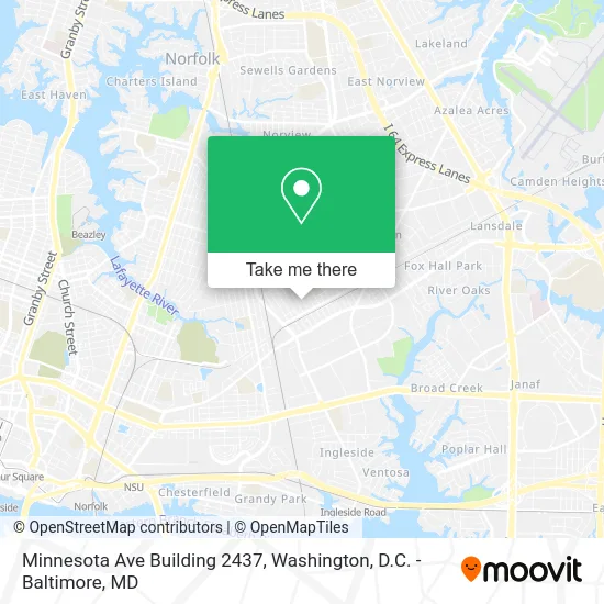 Minnesota Ave Building 2437 map