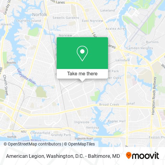 Mapa de American Legion