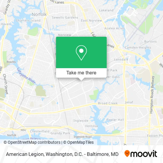 Mapa de American Legion