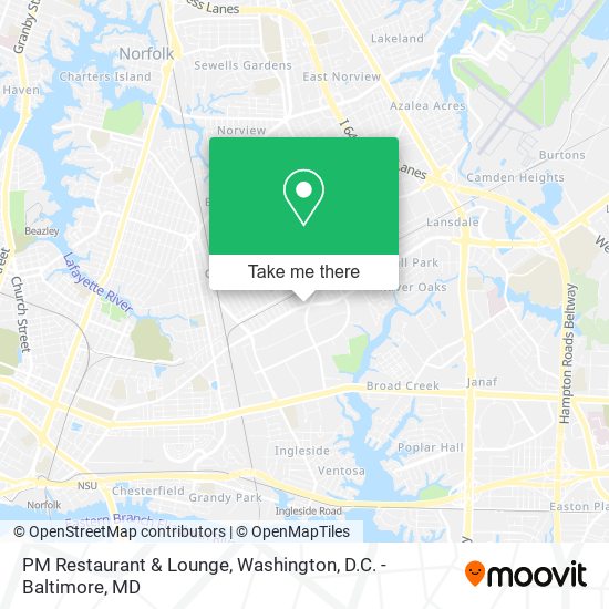 Mapa de PM Restaurant & Lounge