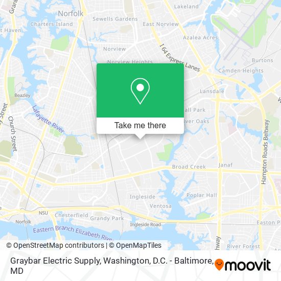 Graybar Electric Supply map
