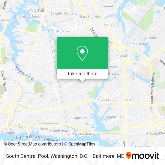 South Central Pool map