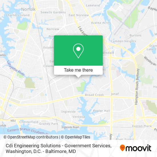 Cdi Engineering Solutions - Government Services map