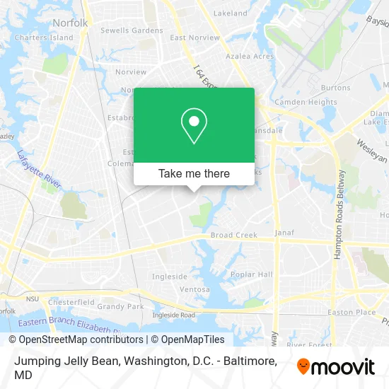 Jumping Jelly Bean map