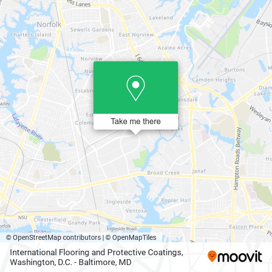 Mapa de International Flooring and Protective Coatings
