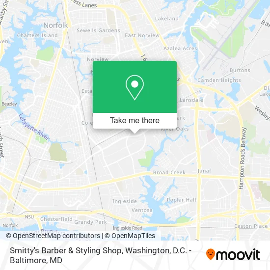 Smitty's Barber & Styling Shop map