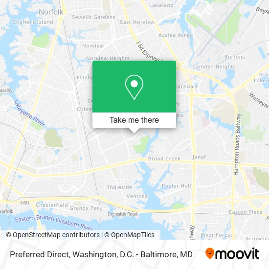 Preferred Direct map