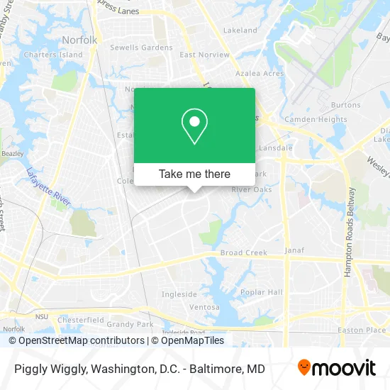 Mapa de Piggly Wiggly