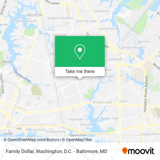 Mapa de Family Dollar