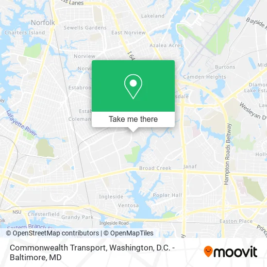 Commonwealth Transport map