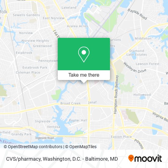 CVS/pharmacy map
