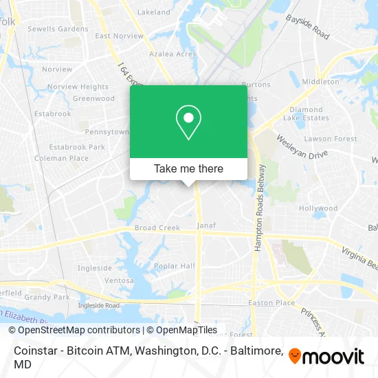 Coinstar - Bitcoin ATM map
