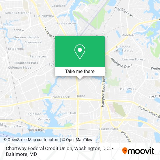 Chartway Federal Credit Union map