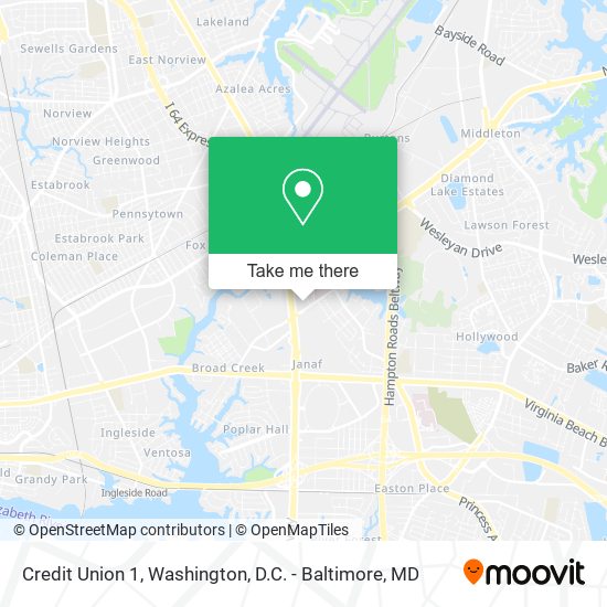 Credit Union 1 map