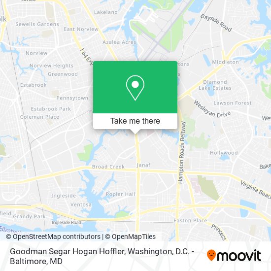 Mapa de Goodman Segar Hogan Hoffler