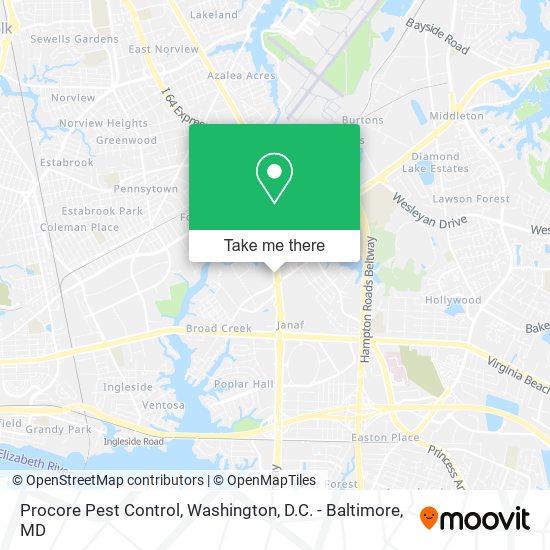 Procore Pest Control map