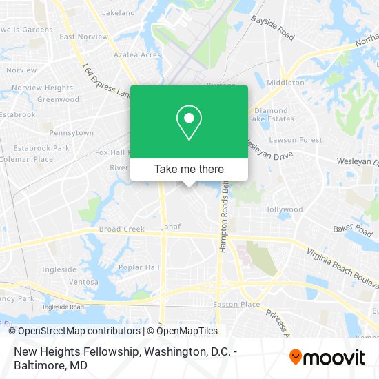 New Heights Fellowship map
