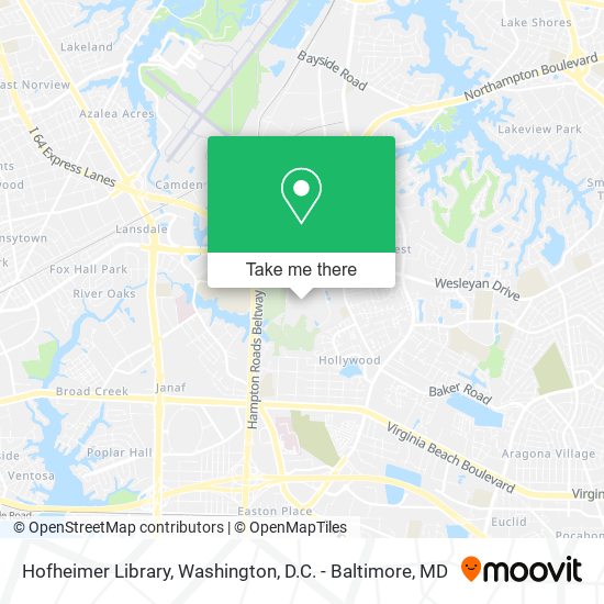 Hofheimer Library map