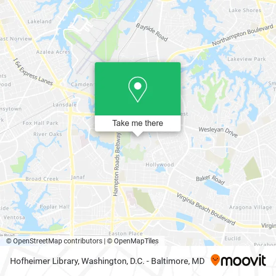 Mapa de Hofheimer Library