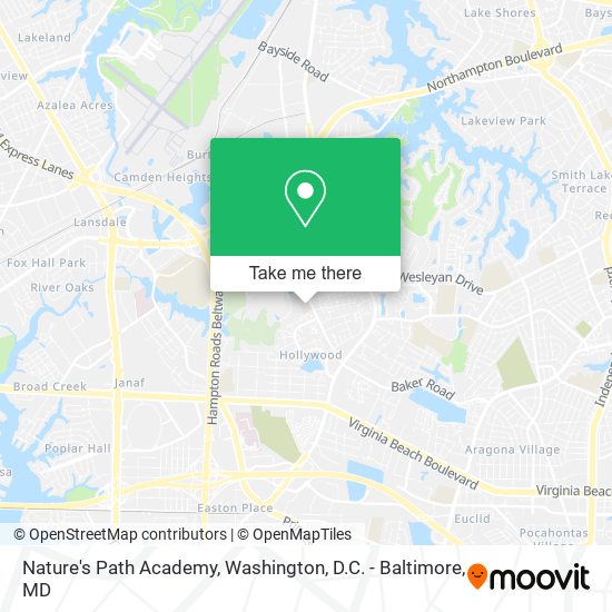 Mapa de Nature's Path Academy